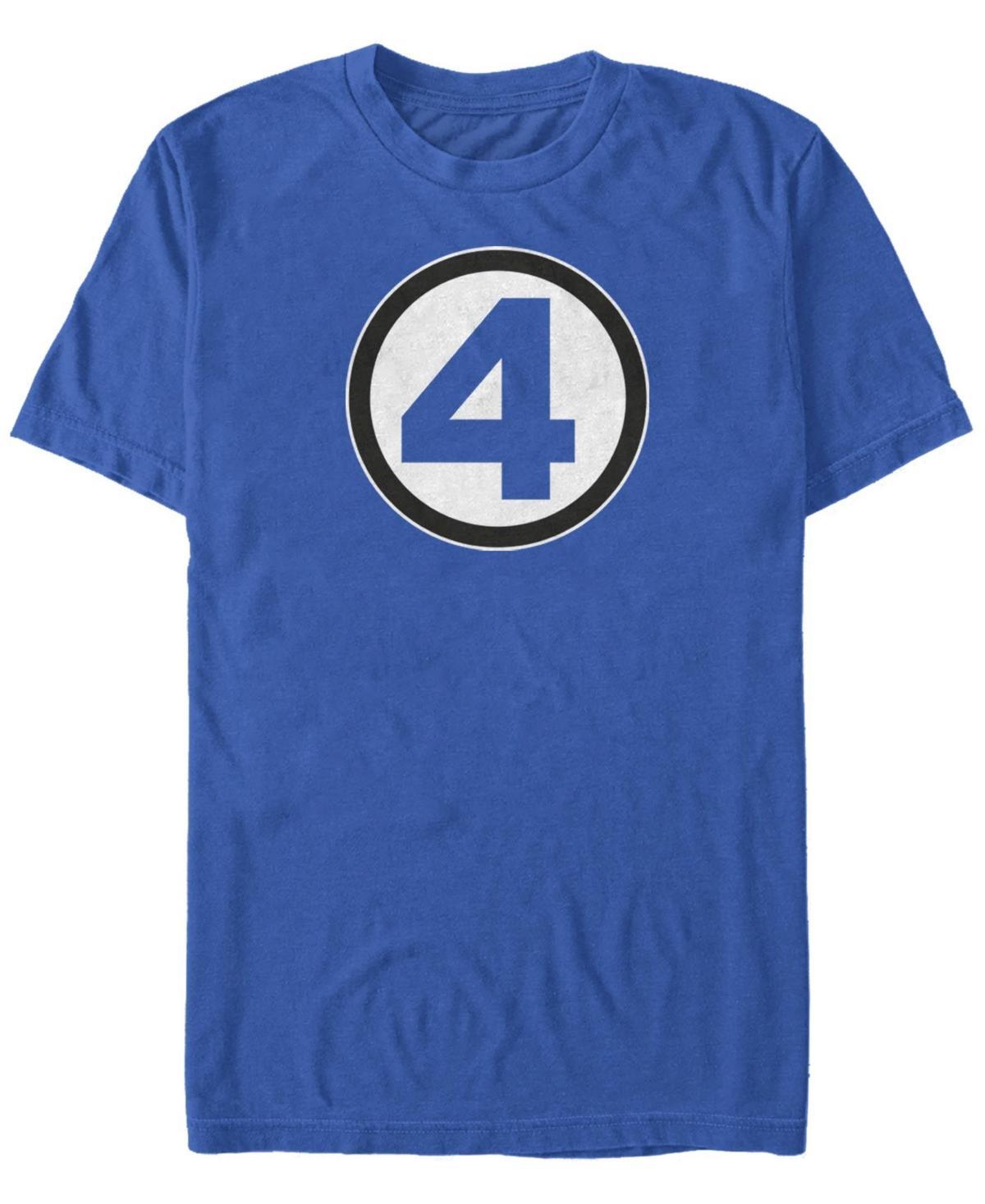 Mens Marvel Fantastic Four Bold Center Chest Logo Tee Product Image