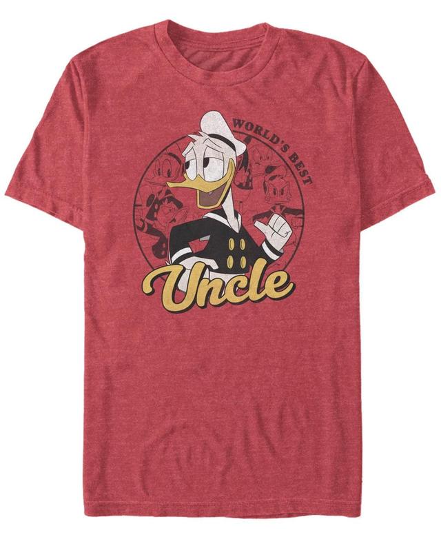 Mens Duck Tales Donald Duck Uncle Short Sleeve T-shirt Product Image