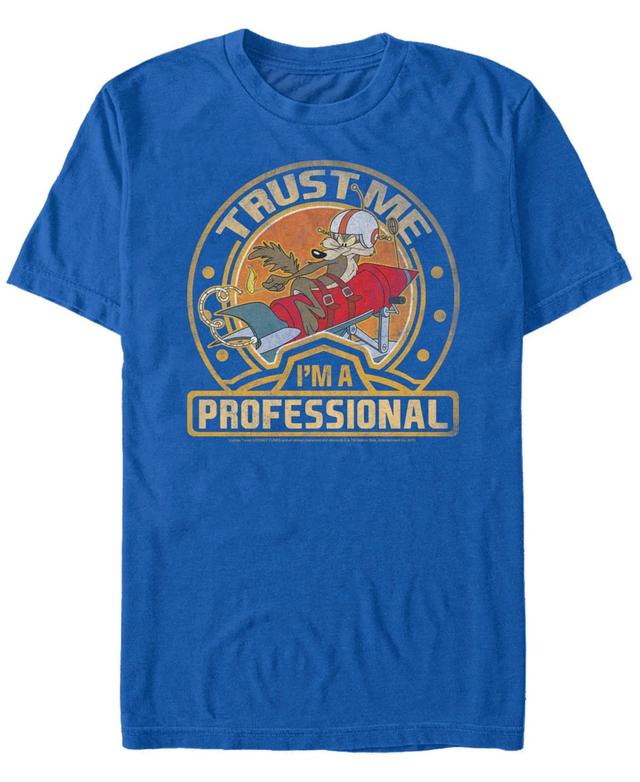 Fifth Sun Looney Tunes Mens Wile E. Coyote Trust Me IM A Professional Short Sleeve T-Shirt Product Image