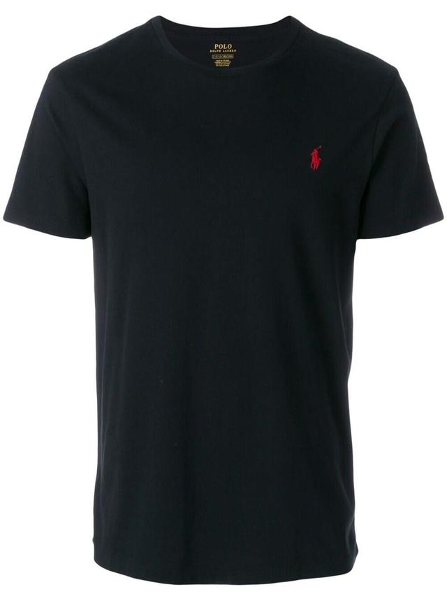 Black Cotton T-shirt With Logo Product Image