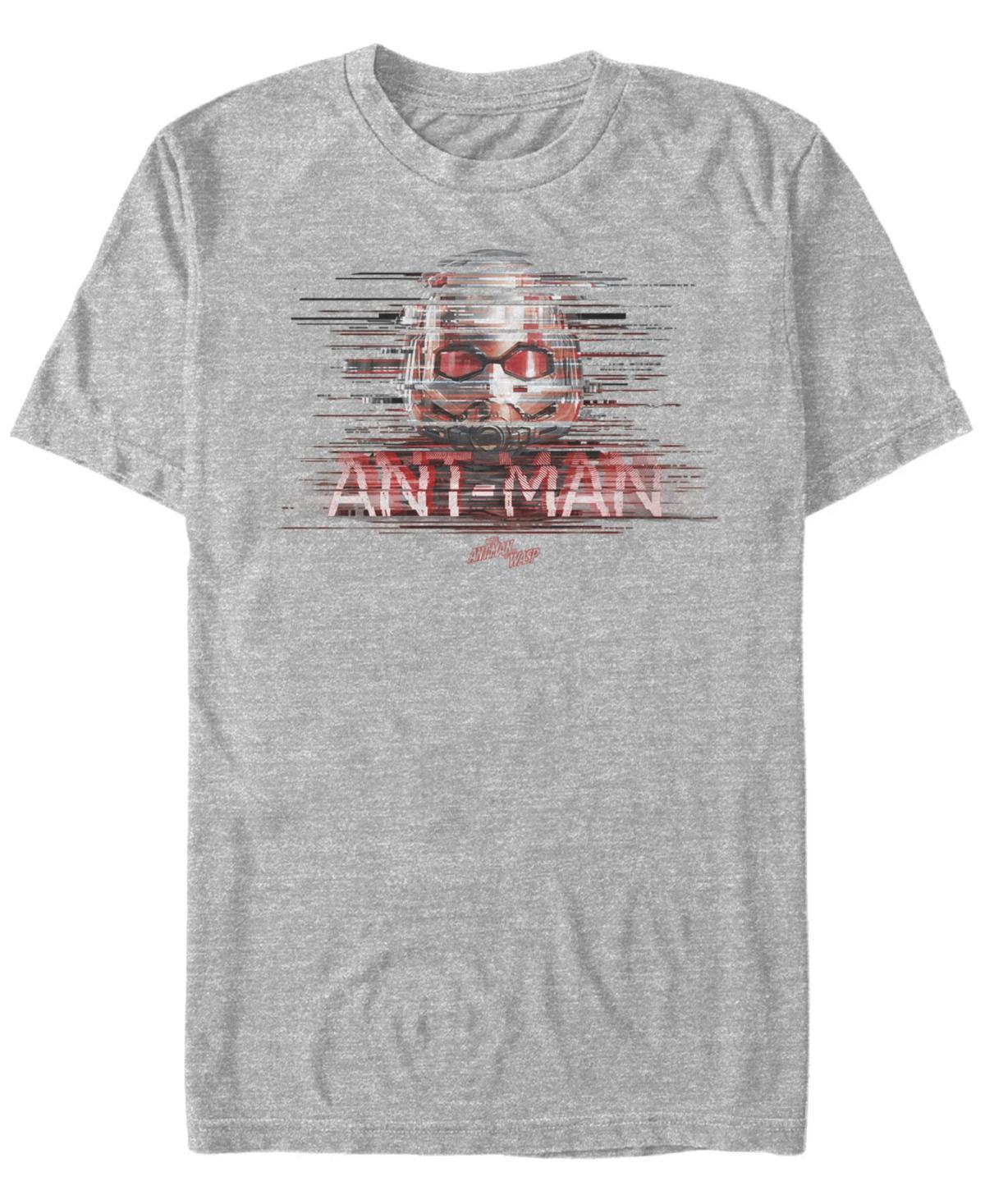 Mens Marvel Ant-Man And The Wasp Ant-Man Distorted Poster Tee Athletic Grey Product Image