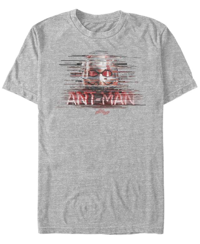 Mens Marvel Ant-Man And The Wasp Ant-Man Distorted Poster Tee Athletic Grey Product Image