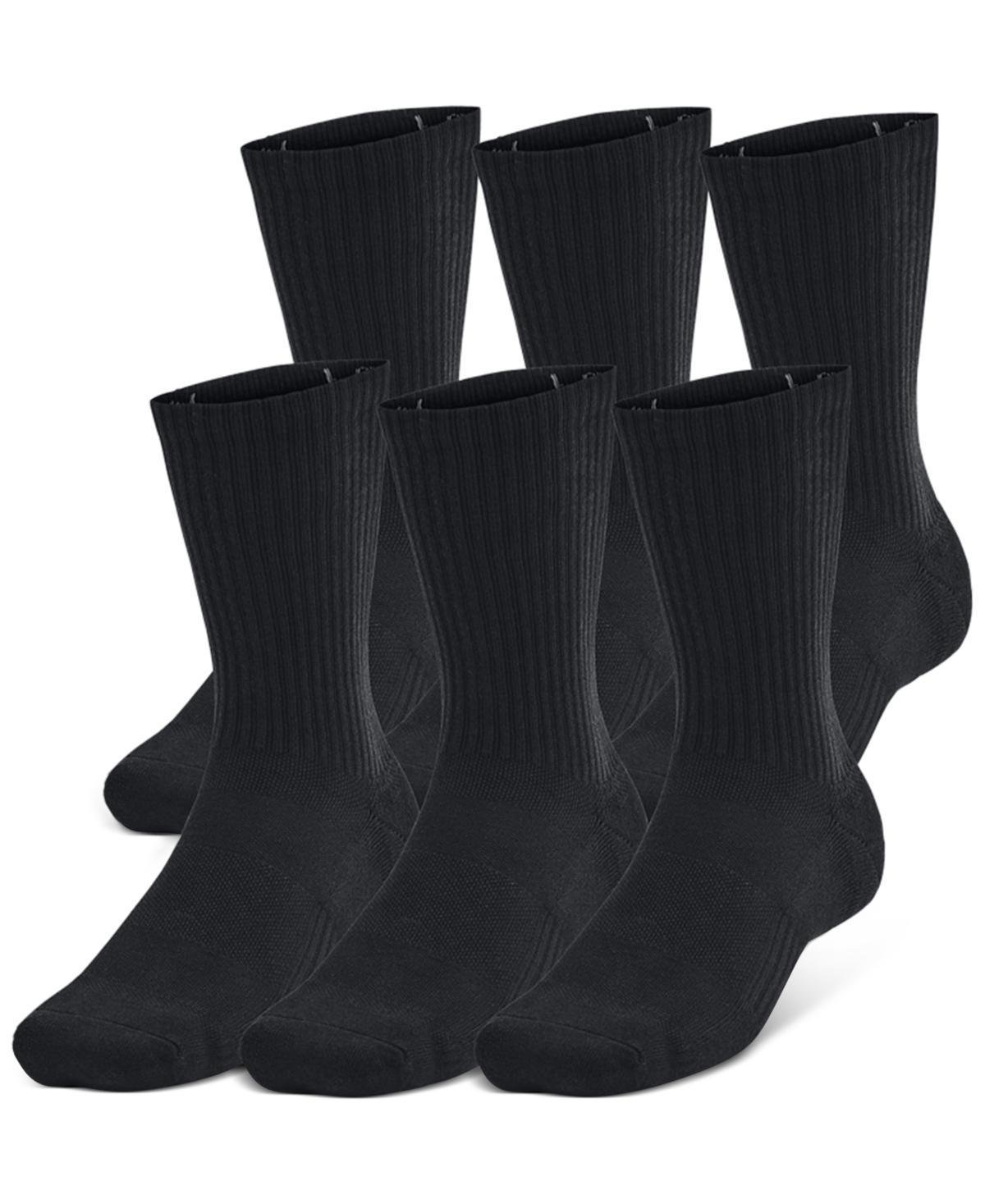 Under Armour 6-Pack Training Cotton Crew Socks, Womens Product Image