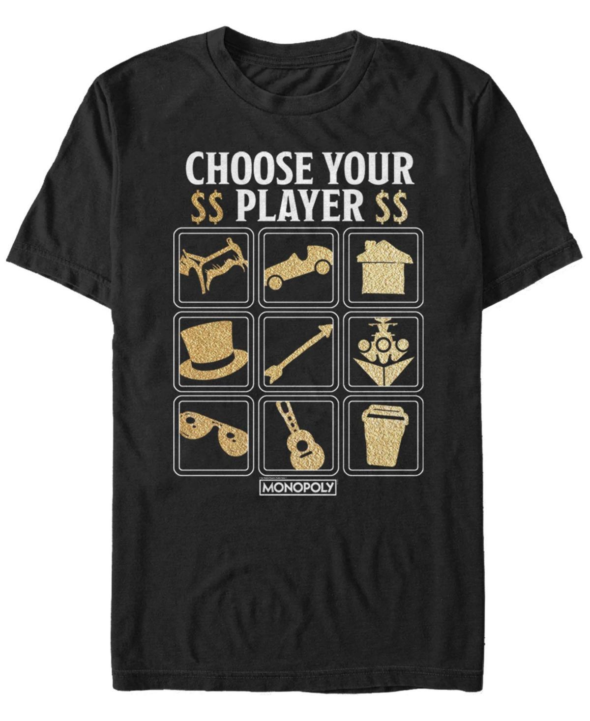 Mens Monopoly Choose Your Player Icons Tee Product Image