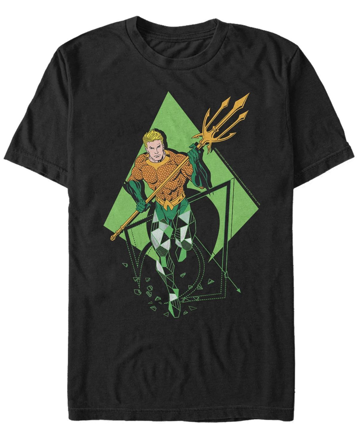 Mens Justice League Aquaman Portrait Tee Product Image