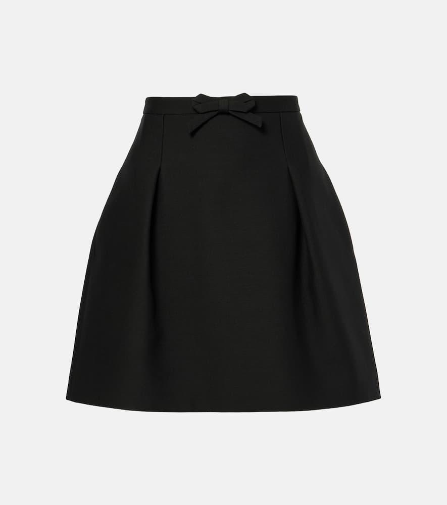 VALENTINO Crepe Couture Skirt Woman Black 46 Product Image