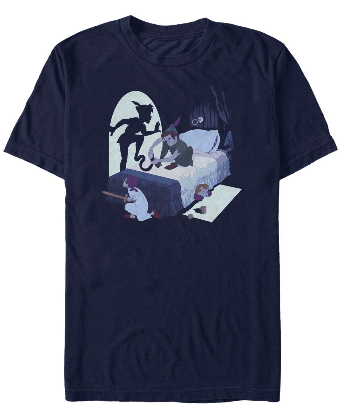 Disney Mens Peter Pan Pans Shadow Trap Short Sleeve T-Shirt Product Image