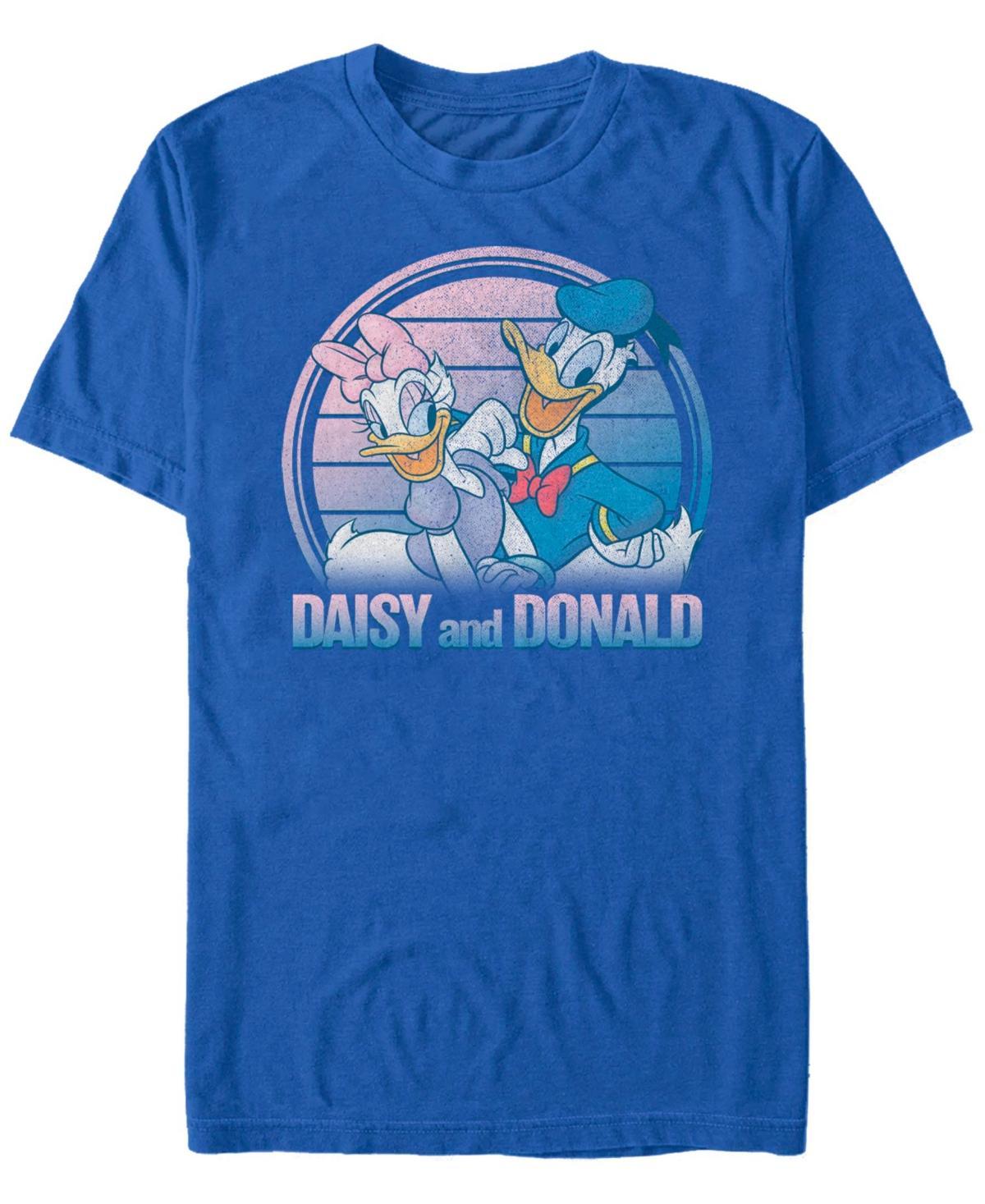 Disneys Mickey & Friends Donald & Daisy Lined Portrait Mens Tee product image