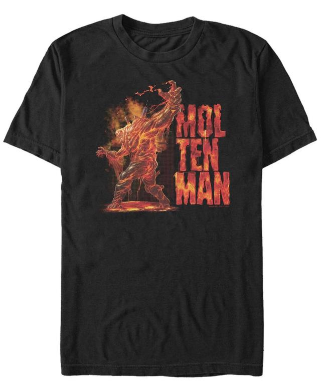 Mens Marvel Spider-Man Far From Home Molten Man Word Stack Graphic Tee Product Image