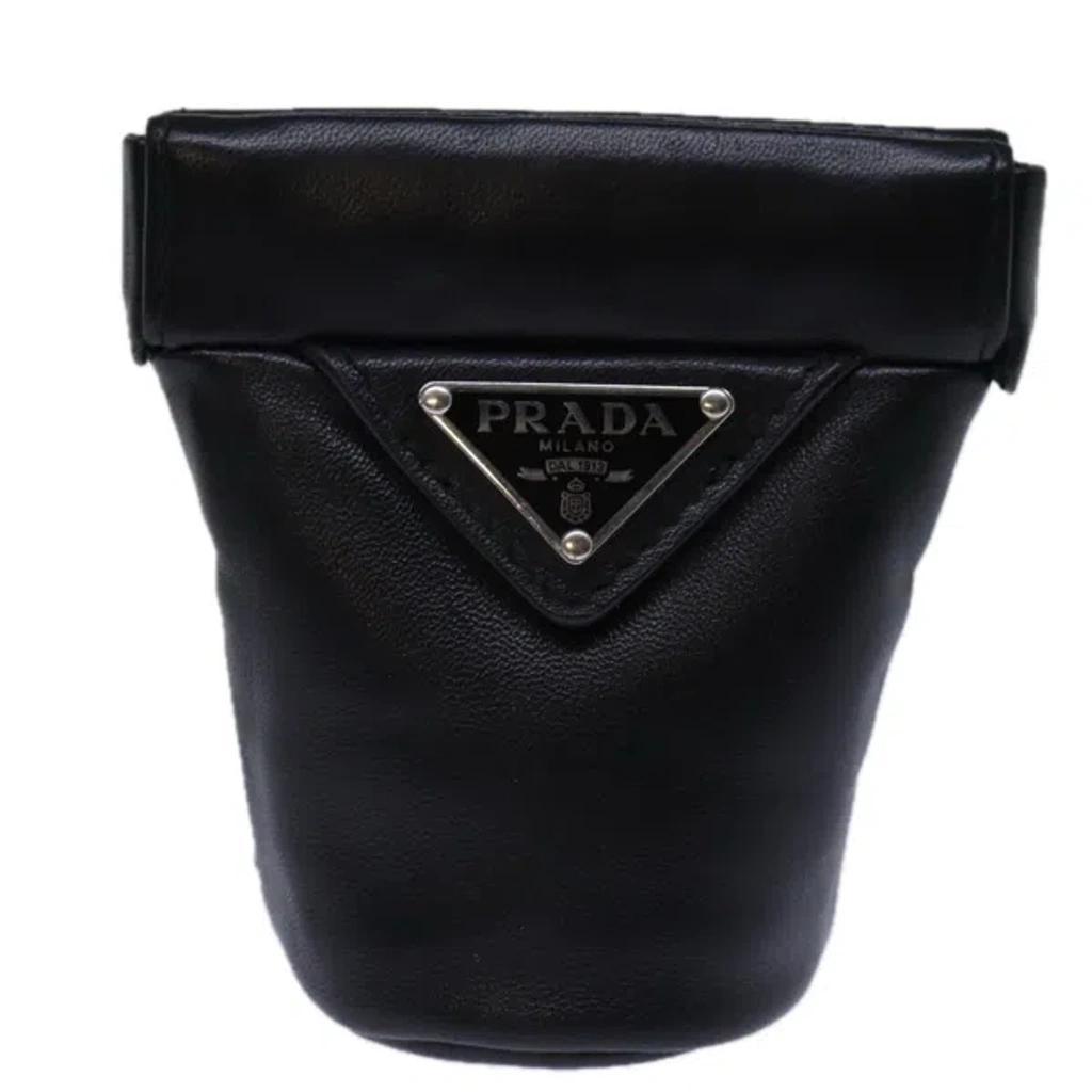 Saffiano Leather Shoulder Bag () In Black Product Image