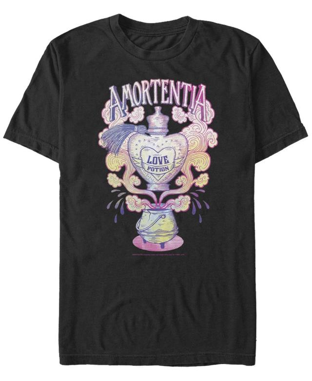 Mens Deathly Hallows 2 Amortentia Love Potion Gradient Logo Tee Product Image