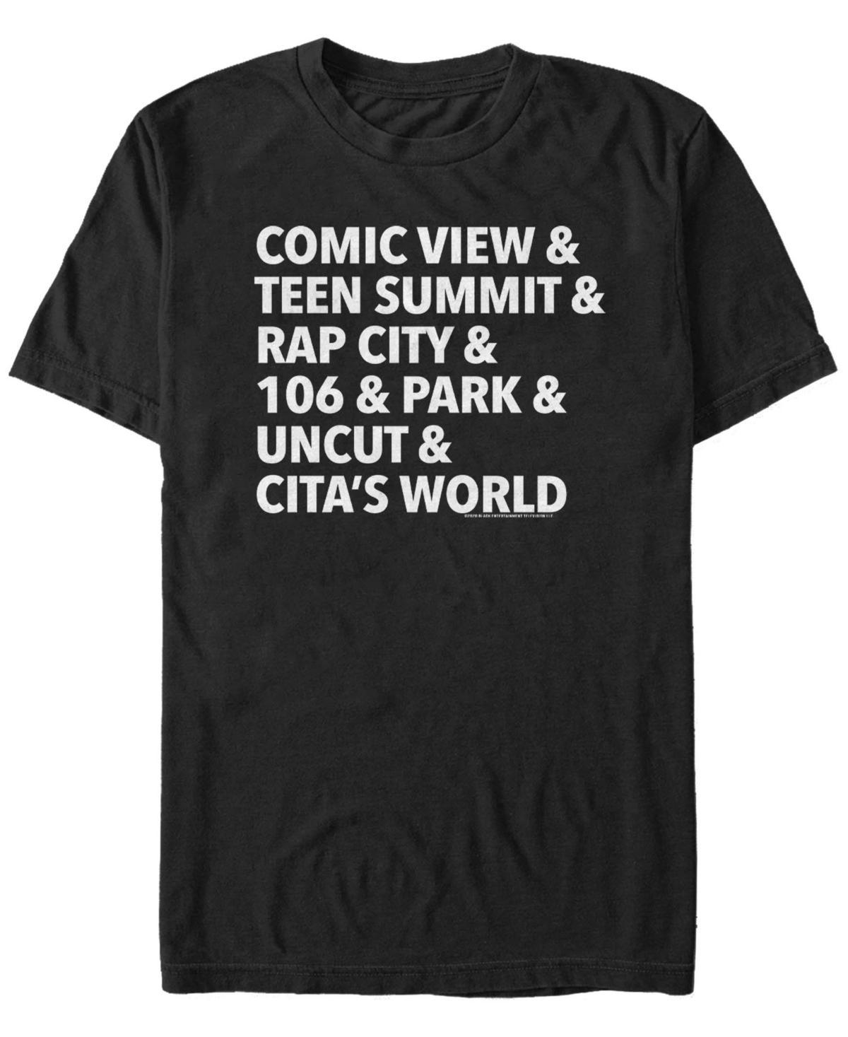 Mens BET Television Show Name Stack Tee Product Image