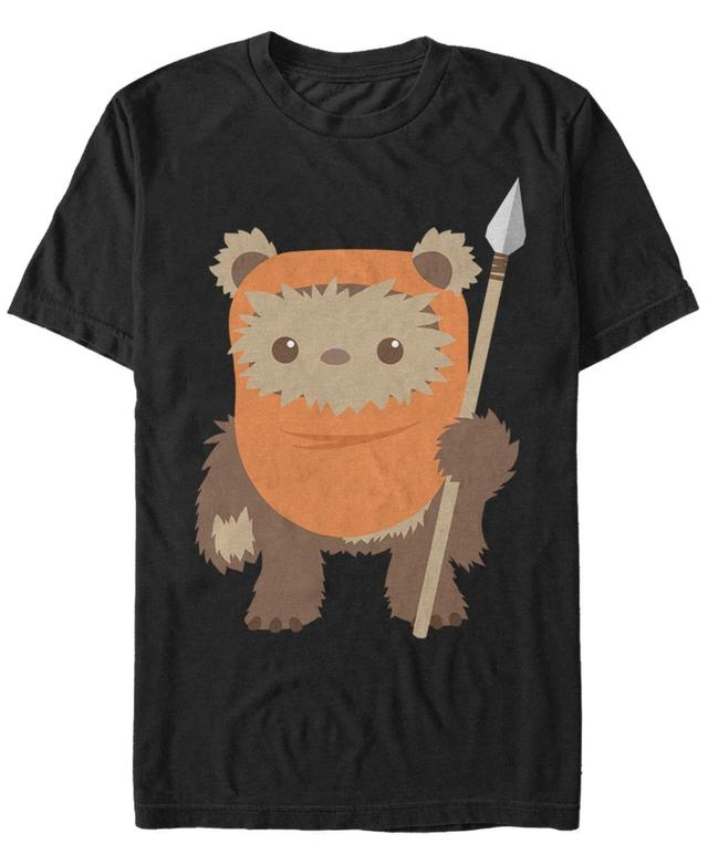 Mens Star Wars Ewok Cartoon Spear Tee Product Image