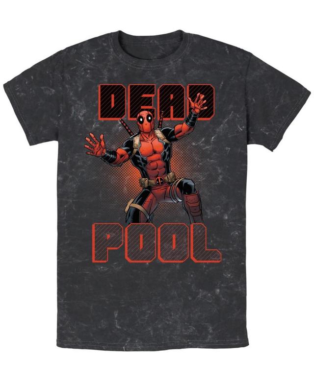 Fifth Sun Mens Deadpool Approved Short Sleeve Mineral Wash Tee Product Image