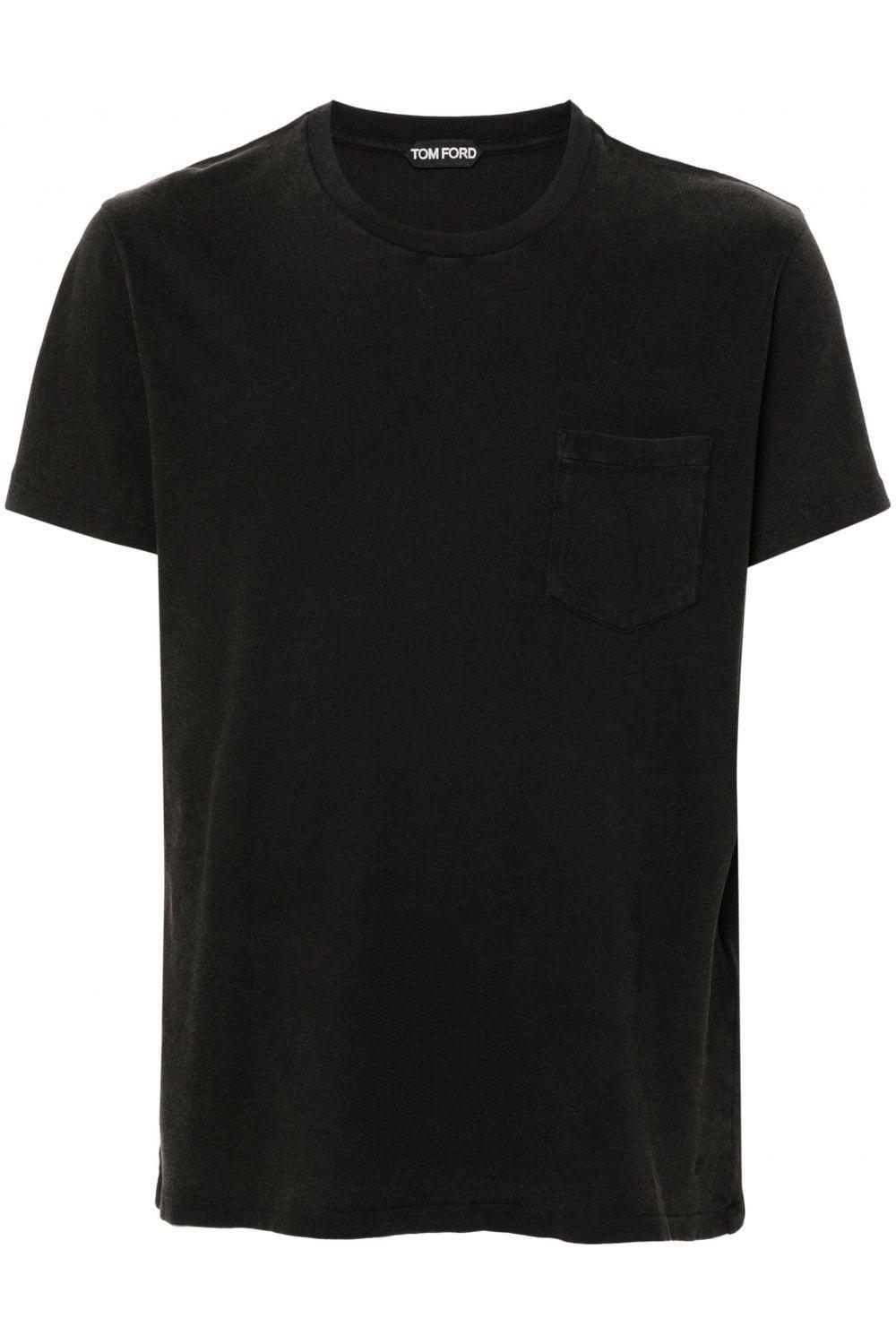 TOM FORD Cotton T-shirt In Charcoal Product Image