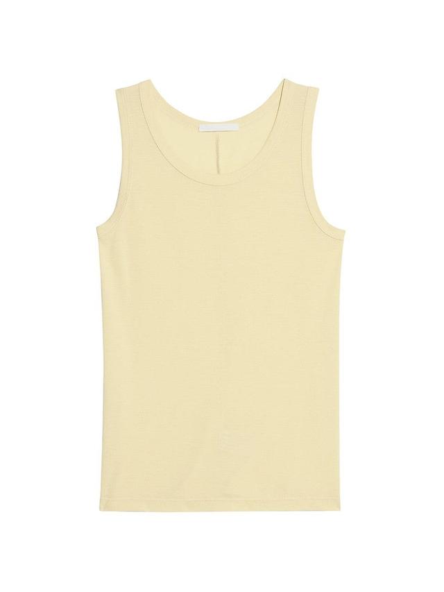 Womens Classic Fine Ribbed Tank Product Image