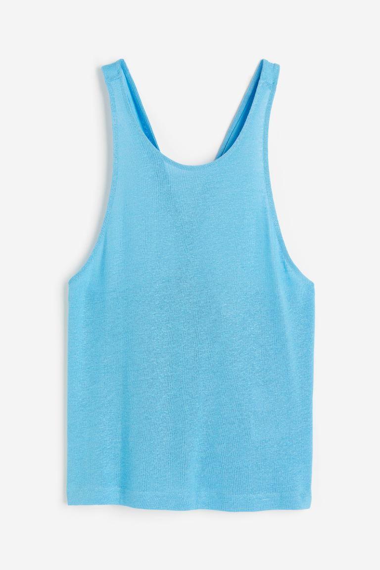 Linen-blend Tank Top Product Image