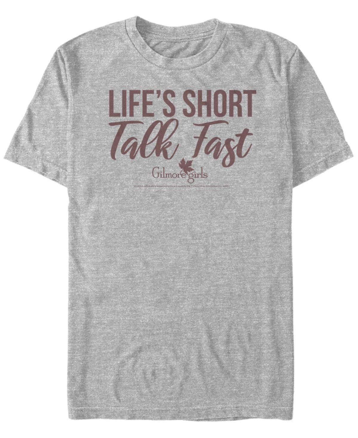 Mens Gilmore Girls Tv Lifes Short Talk Fast Short Sleeve T-shirt Product Image