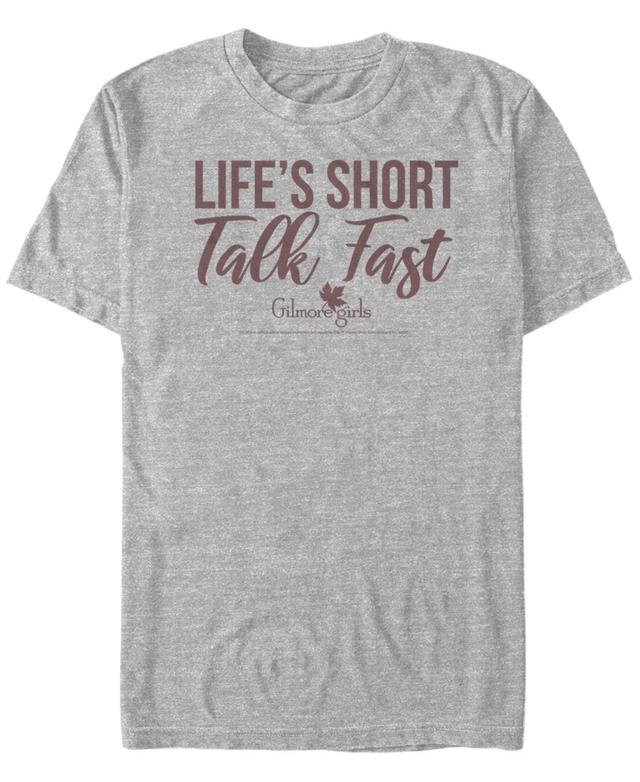 Mens Gilmore Girls Tv Lifes Short Talk Fast Short Sleeve T-shirt Product Image