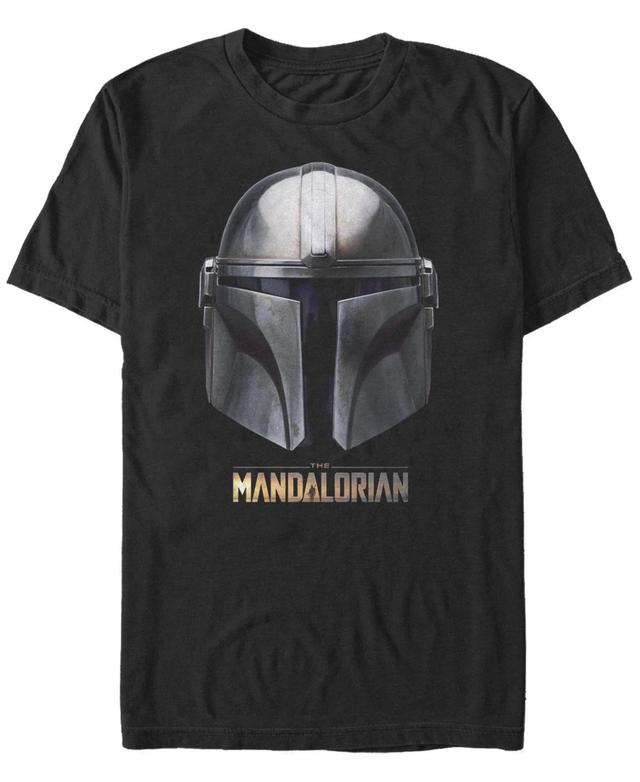 Fifth Sun Mens Mandalorian Helmet Short Sleeve Crew T-shirt Product Image