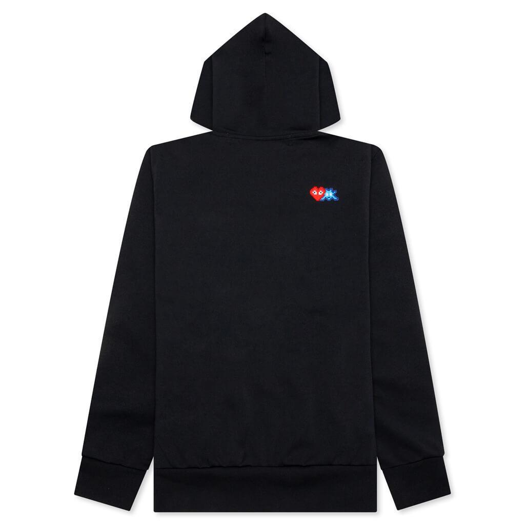 Comme des Garcons PLAY x the Artist Invader Full-Zip Hoodie - Black Male Product Image