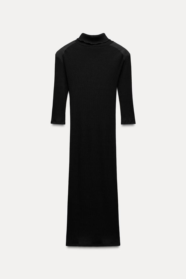 RIBBED MIDI DRESS Product Image