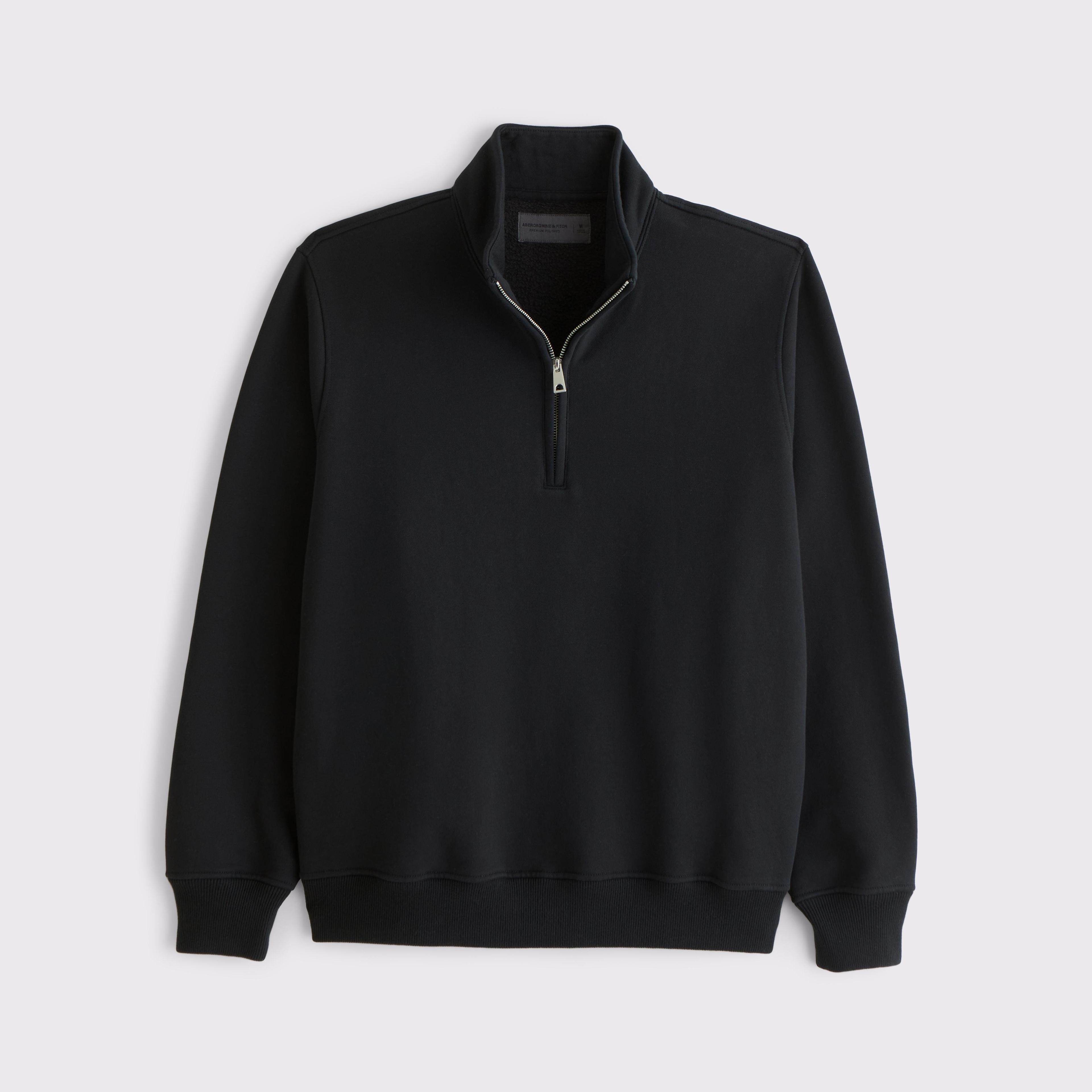 Essential Premium Heavyweight Half-Zip Sweatshirt Product Image