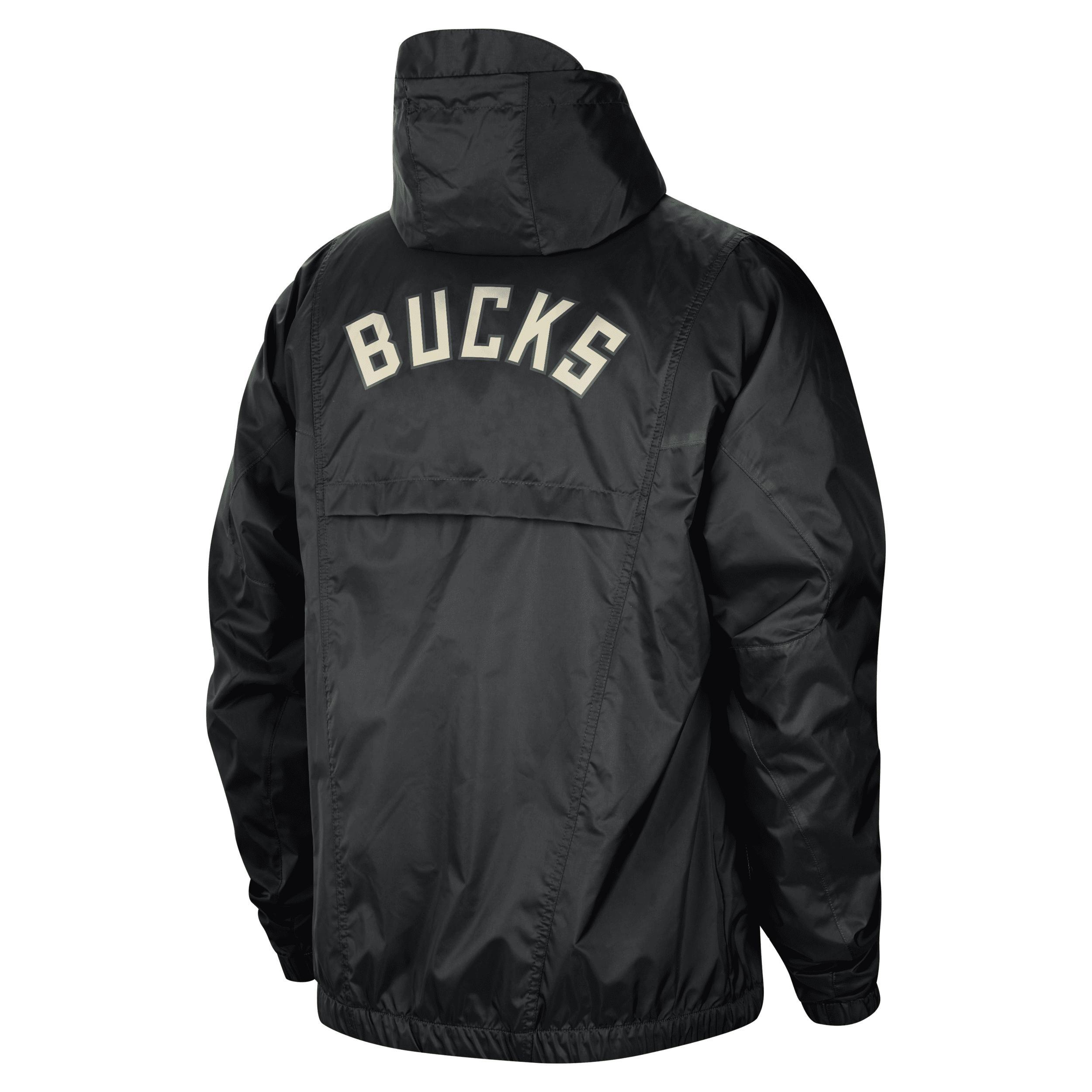 Men's Milwaukee Bucks Courtside Statement Jordan NBA Jacket Product Image