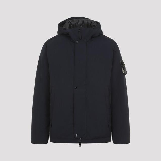 STONE ISLAND Giubbotto In Blue Product Image