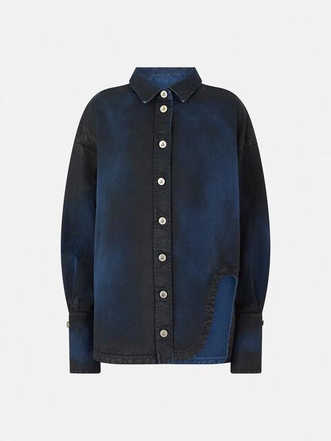 Navy and pirate black short coat Product Image