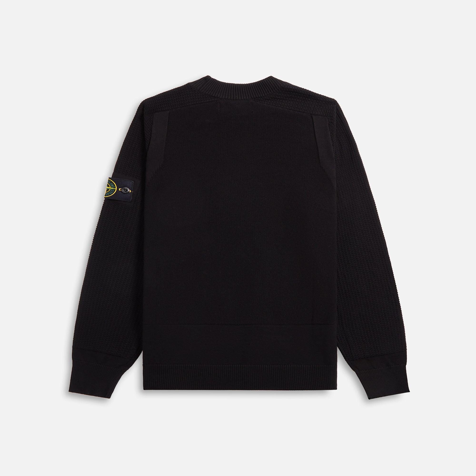 Stone Island Sweater - Black Male Product Image