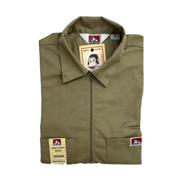 Ben Davis Short Sleeve Solid 1/2 Zip Shirt Male Product Image