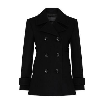 Wool Coat In Black product image