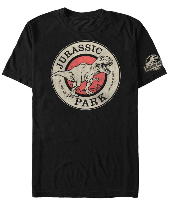 Mens Jurassic Park T-Rex Vintage The Park Is Open Graphic Tee Product Image