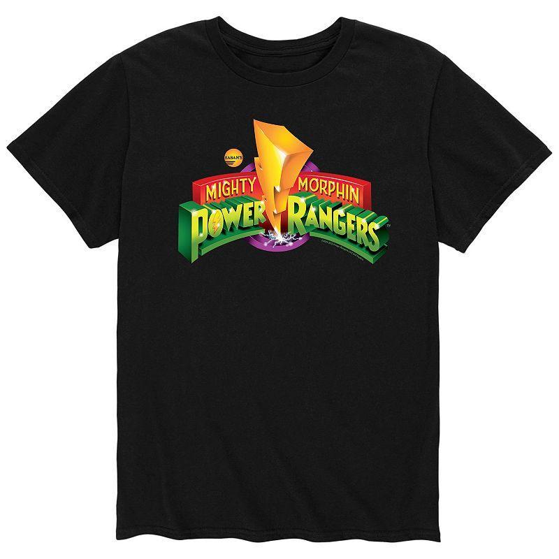 Mens Power Rangers Retro Logo Tee Product Image