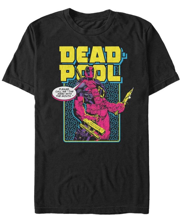 Mens Marvel Deadpool 30th Call Me The Merc With The Mouth Tee Product Image