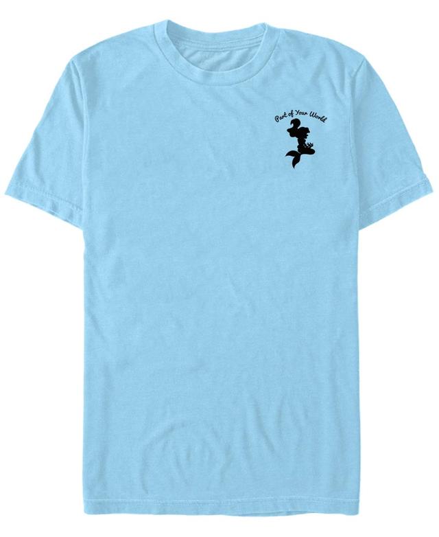 Mens Disney The Little Mermaid Ariel Silhouette Left Chest Tee Product Image