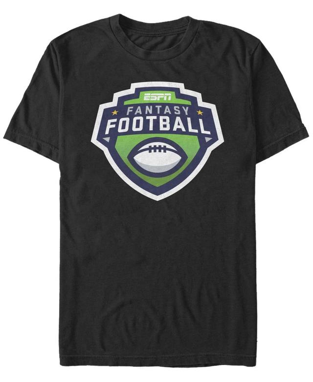 Mens ESPN Fantasy Football Left Chest Logo Tee White Product Image