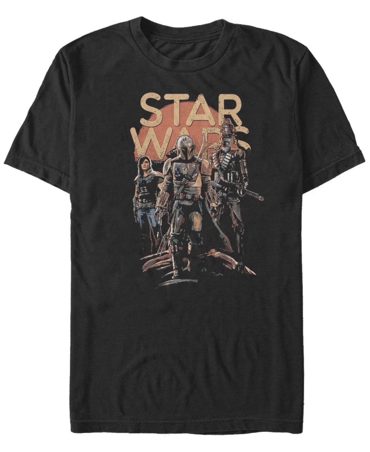 Fifth Sun Star Wars The Mandalorian Character Entourage Short Sleeve Mens T-shirt Product Image