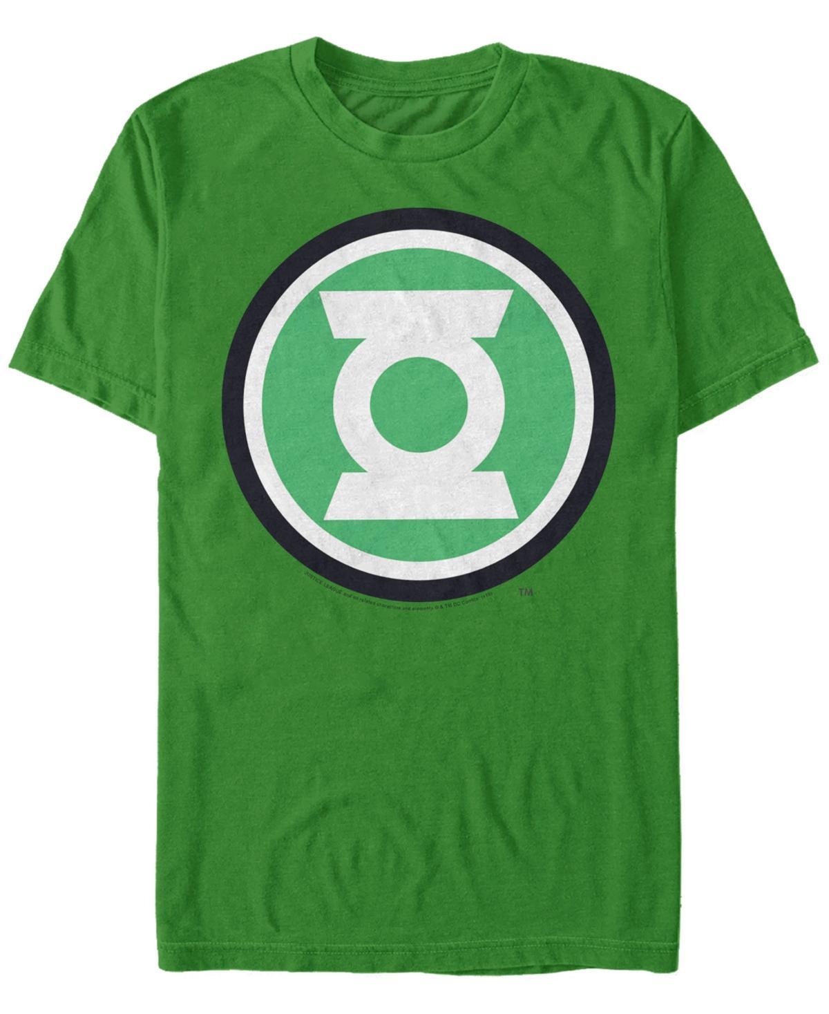 Fifth Sun Dc Mens Green Lantern Classic Circle Logo Short Sleeve T-Shirt Product Image