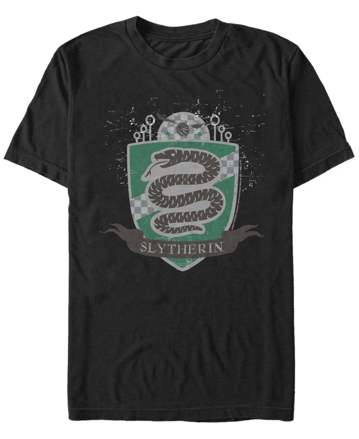 Mens Harry Potter Slytherin Quidditch Shield Tee Product Image