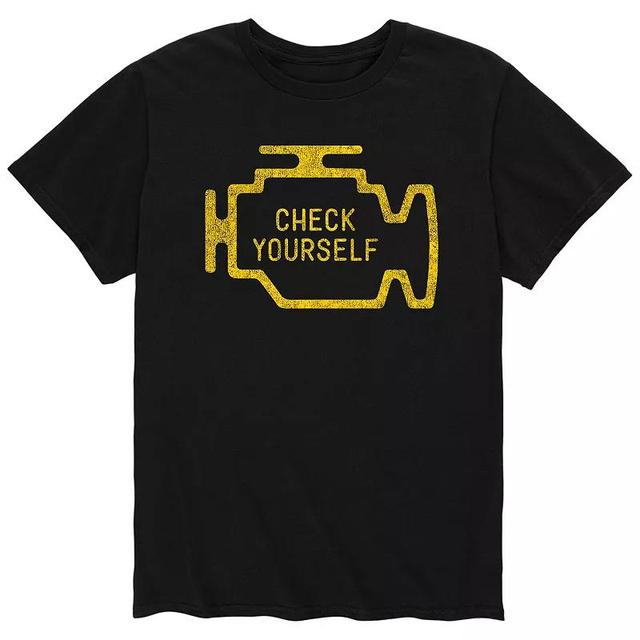 Mens Engine Light Check Yourself Tee Product Image