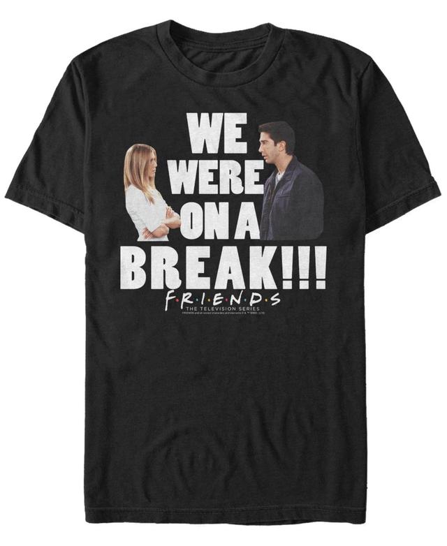 Mens Friends Ross And Rachel We Were On A Break!!! Graphic Tee Product Image