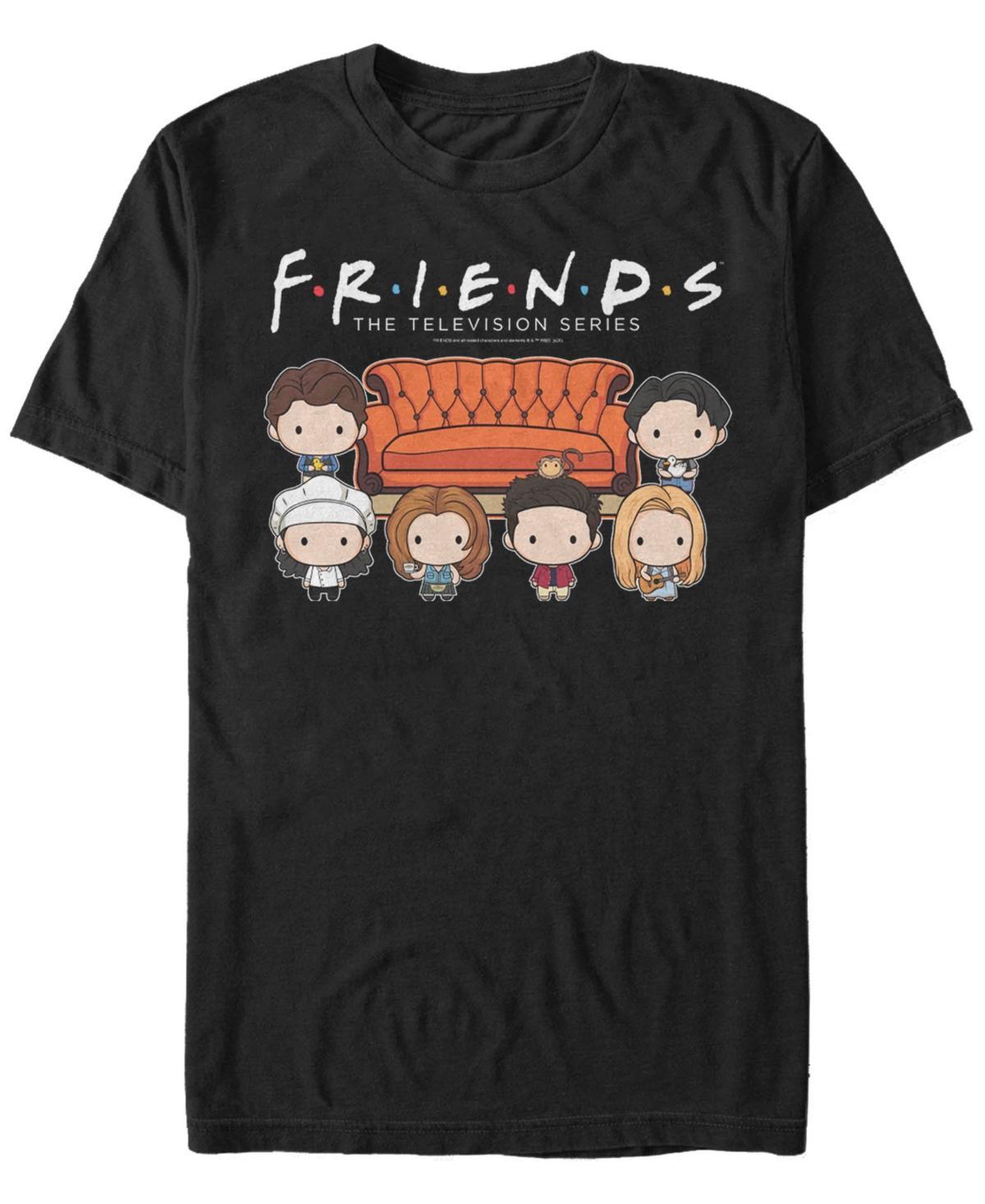 Mens Friends Group Chibi Art Tee Product Image