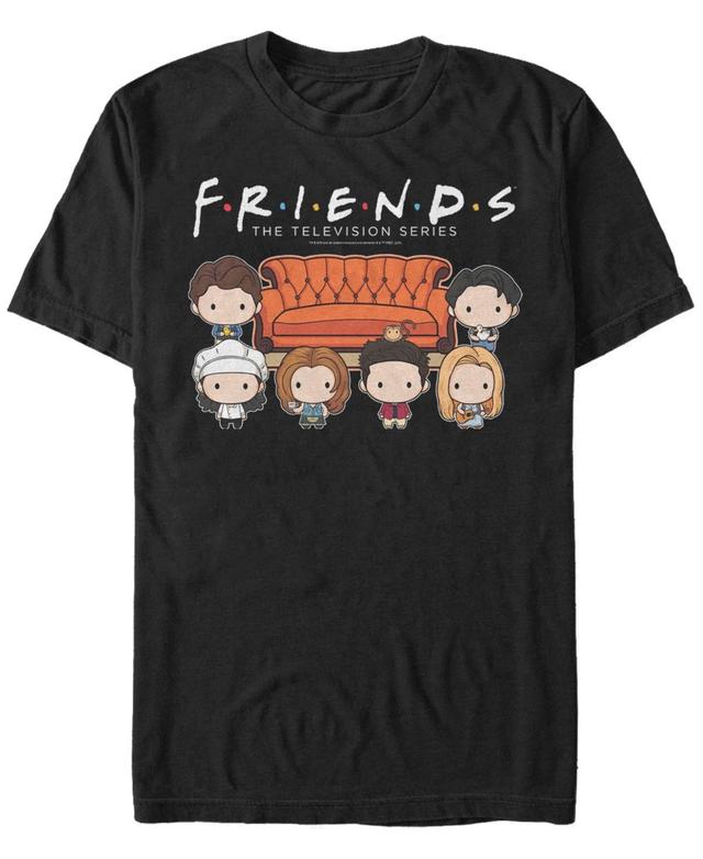 Mens Friends Group Chibi Art Tee Product Image