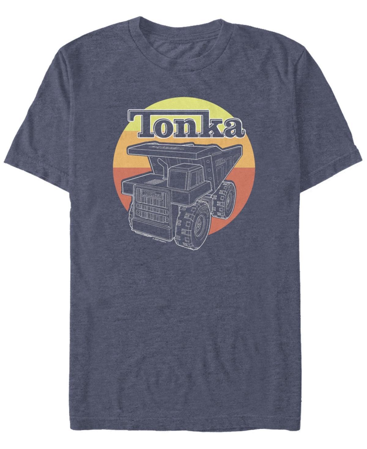 Mens Tonka Truck Sunset Tee Navy Grey Product Image