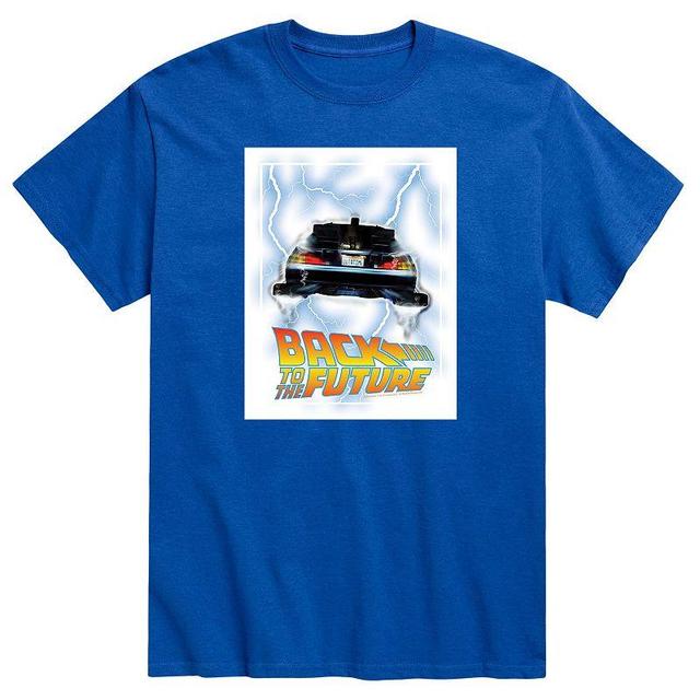 Mens Back To The Future Outatime Tee Blue Product Image