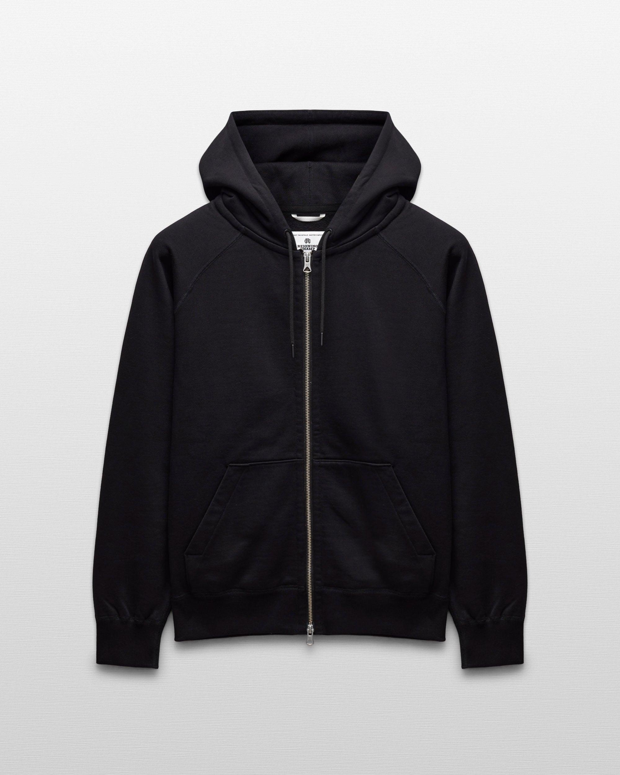 Brushed Fleece Zip Hoodie Male Product Image