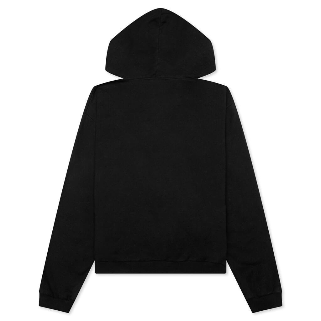 Maxi Slogan Hoodie - Black Male Product Image