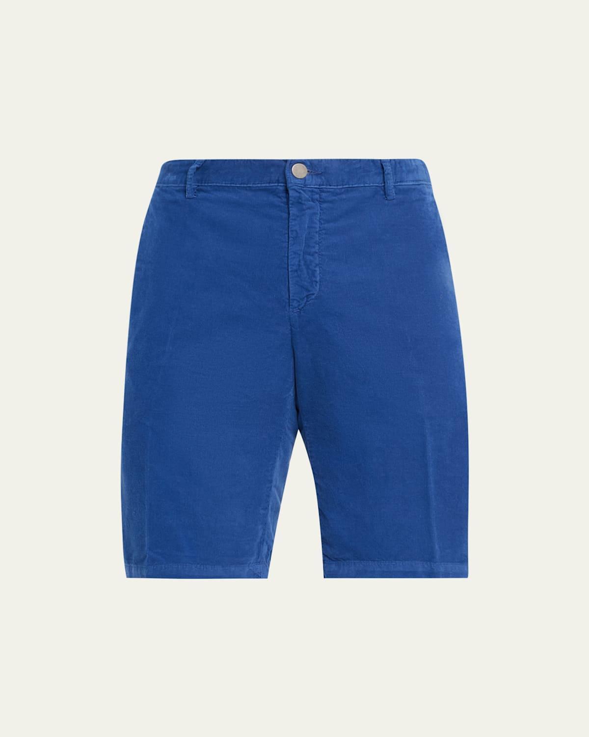 Mens Flat Front Corduroy Shorts Product Image